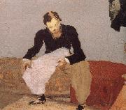 Edouard Vuillard, Reading newspapers Russell